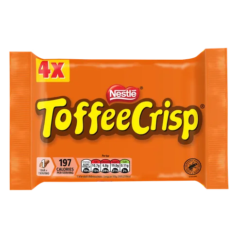 Nestle Toffee Crisp 4 x 31g (124g)