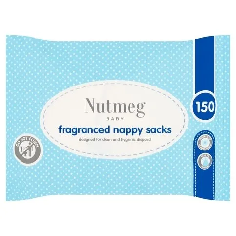 Nutmeg Nappy Sacks 150 pack