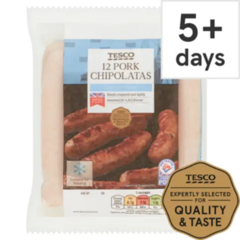 One Stop 12 Pork Chipolatas