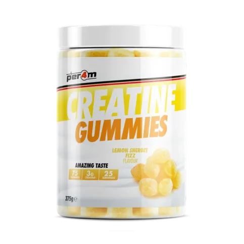 per4m Creatine Gummies, Lemon Sherbet Fizz 375g