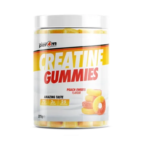 per4m Creatine Gummies, Peach Sweets 375g