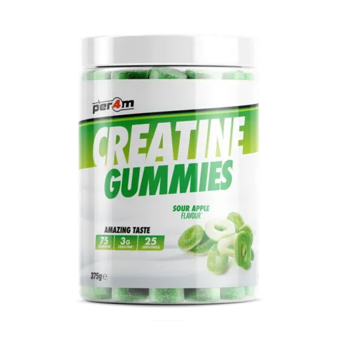 per4m Creatine Gummies, Sour Apple 375g