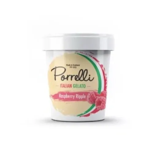 Porrelli's Raspberry Ripple Ice Cream - 1 Scoop