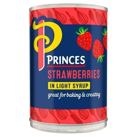 Princes - Strawberries in Light Syrup, 410g