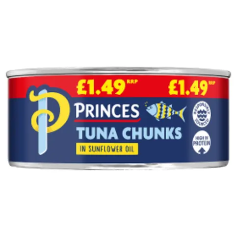 Princes Tuna Chunks in Sunflower Oil 145g