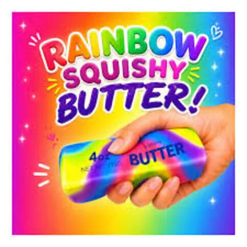 rainbow butter squishy