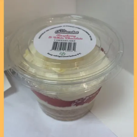 Raspberry & White Chocolate Cheesecake