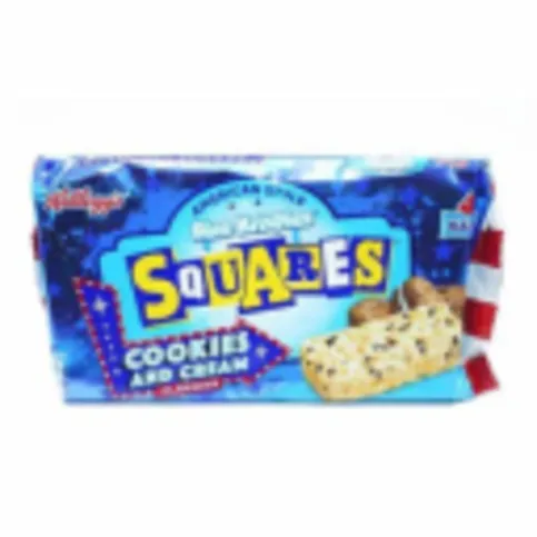 Kellogg's Rice Krispies Squares Cookies And Cream Flavour 4 x 34g