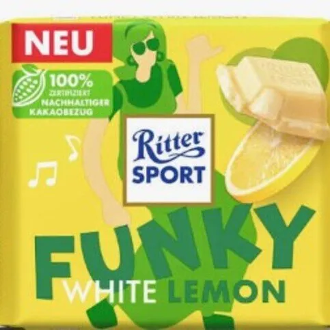 Ritter Sport Funky White Lemon 100G
