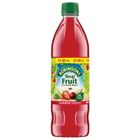 Robinsons Summer Fruits No Added Sugar Squash 900ml