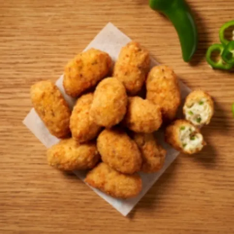 Rollover 4 Jalapeño Cheese Poppers - AVAILABLE FROM 11.30AM