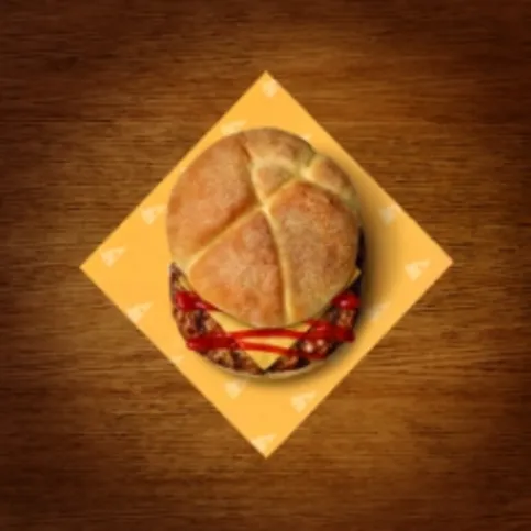 Rollover Cheeseburger - AVAILABLE FROM 11.30AM