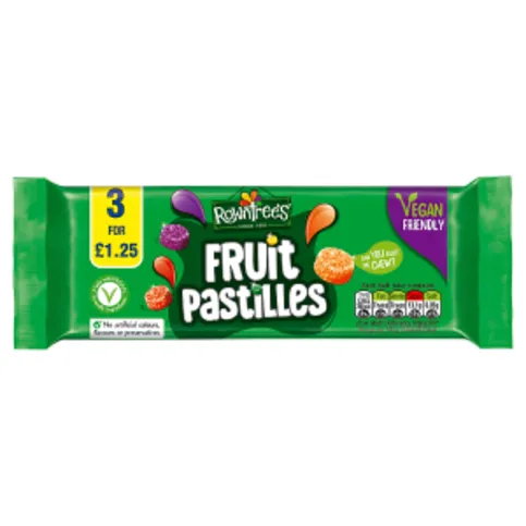 Rowntree's Fruit Pastilles 3 x 42.8g (128.4g)