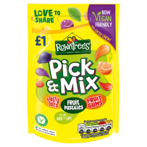 Rowntree's Pick & Mix Sweets Sharing Bag 120g