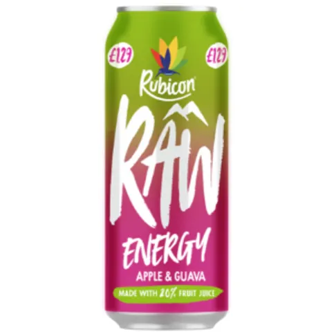 Rubicon Raw Energy Apple & Guava 500ml