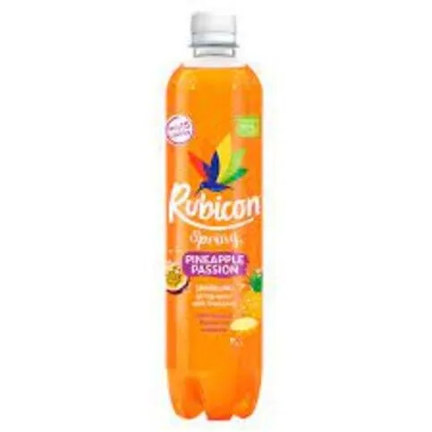 Rubicon Spring Pineapple Passion Flavoured Sparkling Spring Water 500ml