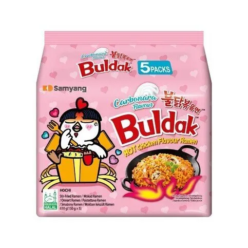 Samyang Buldak Carbonara Hot Chicken Rom 5 Pack