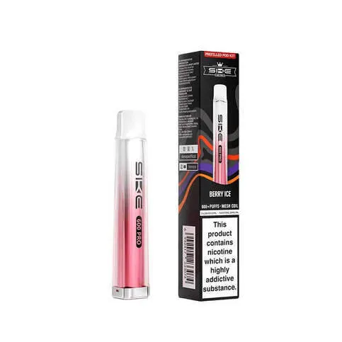 SKE Crystal Bar 600 Pro Kit - Berry Ice