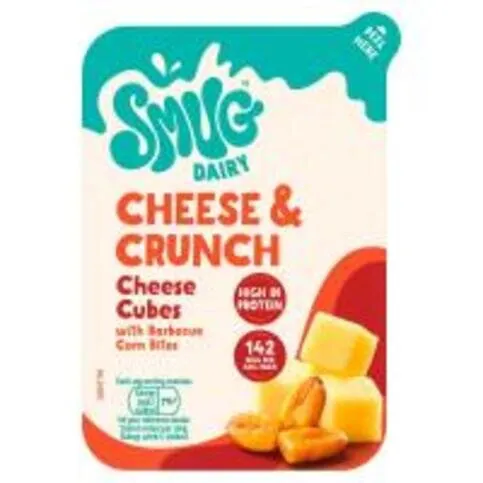 Smug Dairy Cheese & Crunch With BBQ Corn Bites 40g