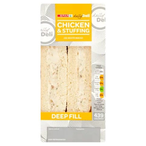 SPAR Deep Filled Chicken & Stuffing Sandwich