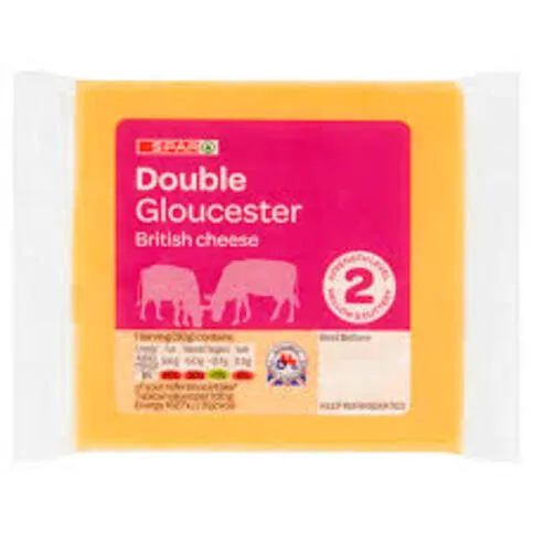 SPAR double Gloucester cheese block 200g