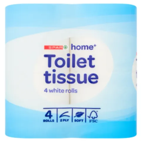 Spar home+ Toilet Tissue 4 Pack
