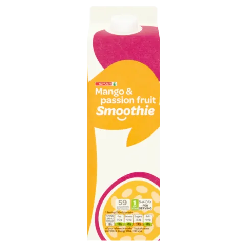 SPAR Mango & Passion Fruit Smoothie 1ltr