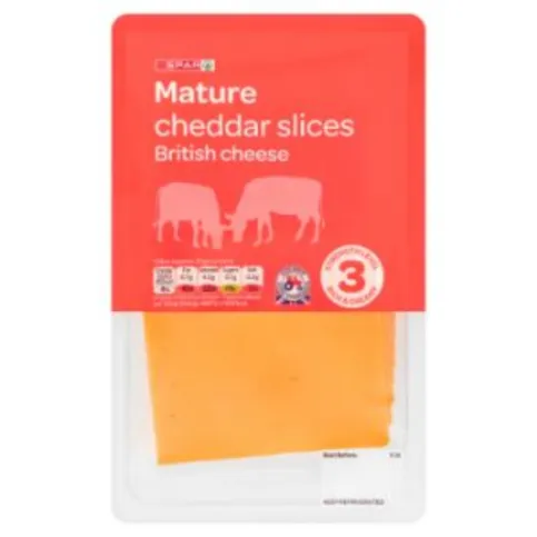 Spar Sliced Mature Coloured Cheddar 200g