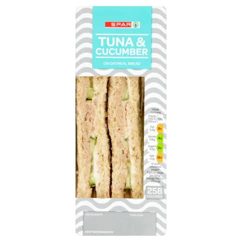SPAR Tuna & Cucumber Sandwich