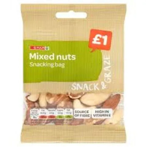Spar Unsalted Mix Nuts 50g
