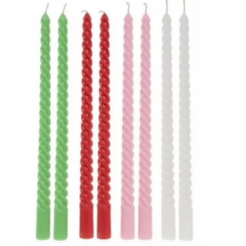 Spiral Candles 2 Pack