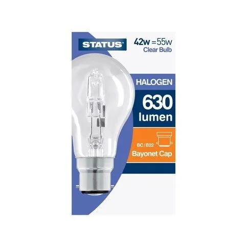 Status 42W Halogen Bayonet Cap