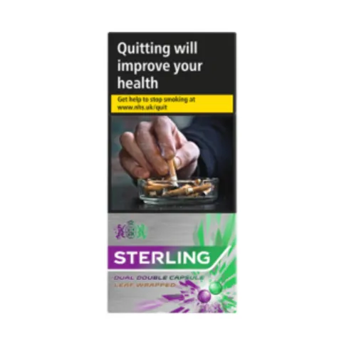 Sterling Dual Double Capsule Leaf Wrapped 10s