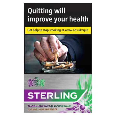 Sterling Dual Double Capsule Leaf Wrapped (bb)