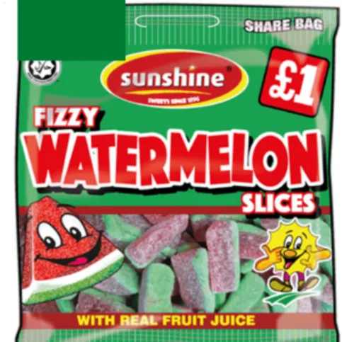 Sunshine Fizzy Watermelon Slices
