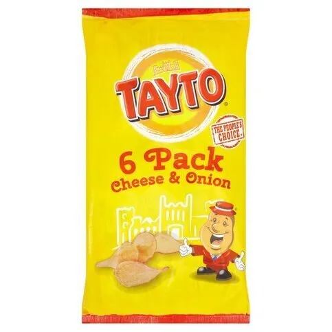 Tayto Cheese & Onion 6 Pack