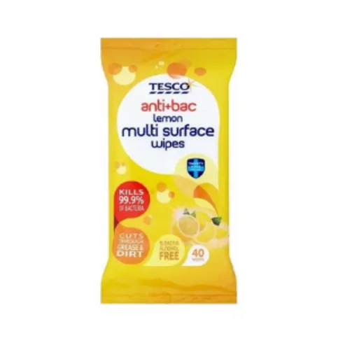 Tesco/Onestop Anti Bac Multi Surface Wipes 40 Pack