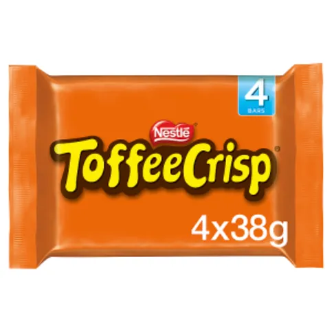 Toffee Crisp Bars 4 x 38g (152g)