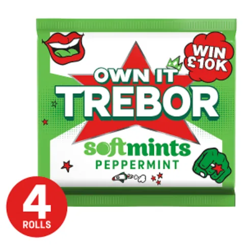 Trebor Softmints Peppermint Mints 4 x 179.6g