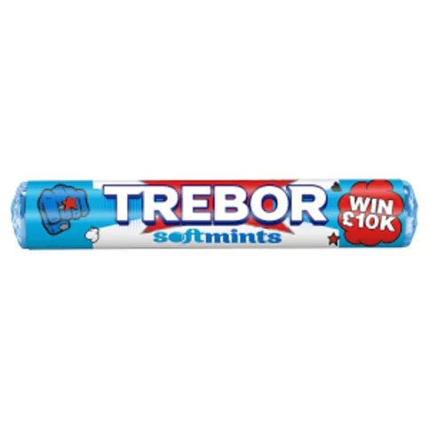 Trebor Softmints Spearmint Mints Roll 44.9g