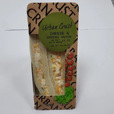 Urban Crust Cheese & Spring Onion Sandwich