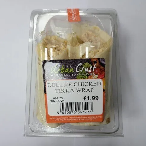 Urban Crust Deluxe Chicken Tikka Wrap