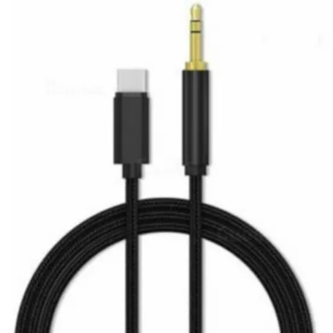 Type-c Usb-c To 3.5mm Male Audio Jack Aux Cable Adaptor For Car Stereo