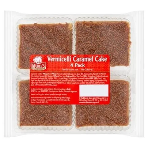 Kerrs Vermicelli Caramel Cake