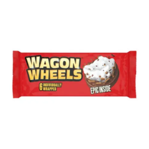 Wagon Wheels Original Chocolate Biscuit Bars 6 Pack