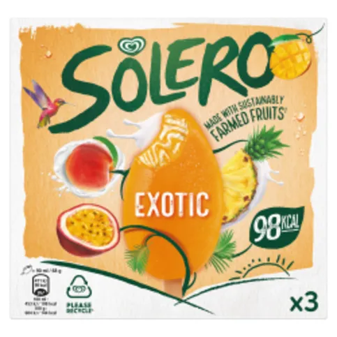 FROZEN: WALLS SOLERO EXOTIC 3PK (3X90ML)