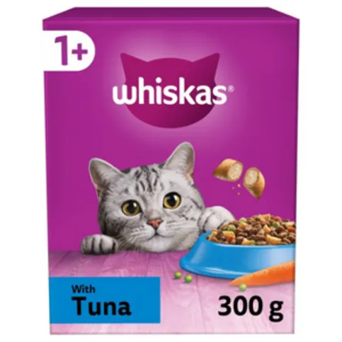 Whiskas 1+ Tuna Adult Dry Cat Food 300g