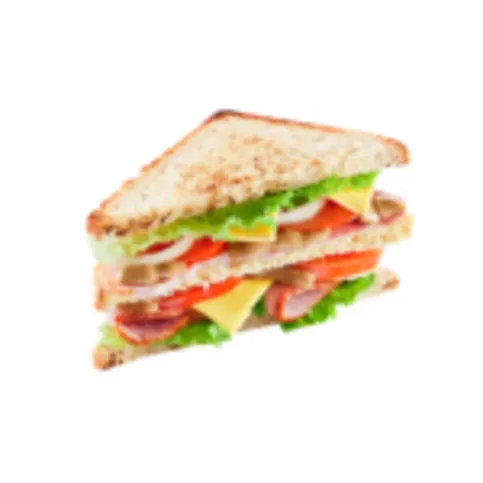 White bread Ham Salad Triangle