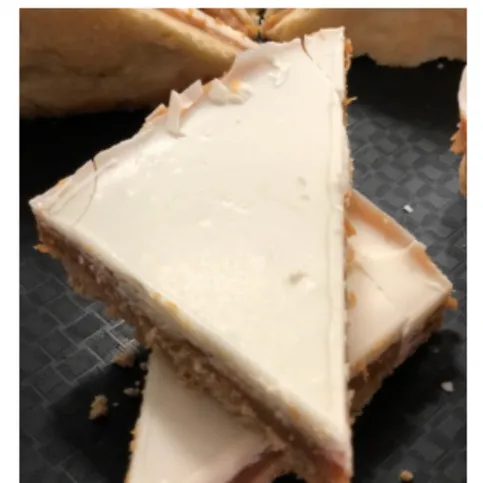 White Chocolate Carmel Shortcake 