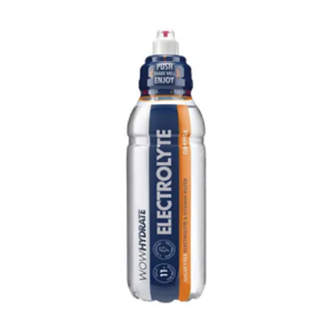 Wow Hydrate Electrolyte & Vitamin Water Orange 500ml
